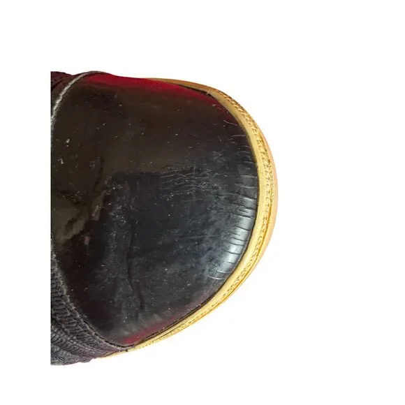 Salvatore Ferragamo Women’s Sneakers Navy Leather Gum Sole Dust Bag Italy 7.5 - Picture 11 of 16